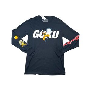 Dragon Ball Z Goku Long Sleeve T Shirt Adult Small Black Anime‎ Pacsun S